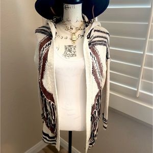 Blue Pepper open cardigan sweater